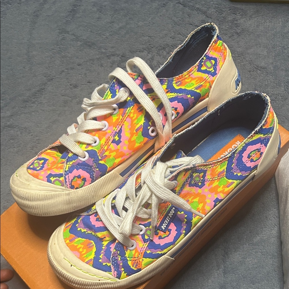 Rocket Dog Multicolor Patterned Sneakers - image 5